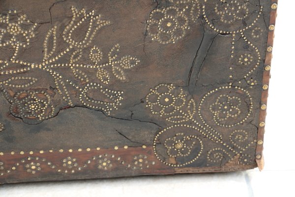 17th Century Leather Trunk-YF-646326