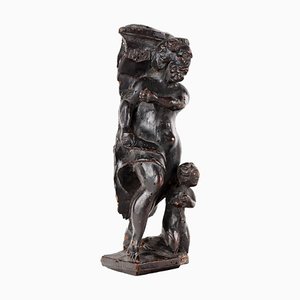 17th Century Mannerist Wood Sculpture, Italy-VMM-1383636