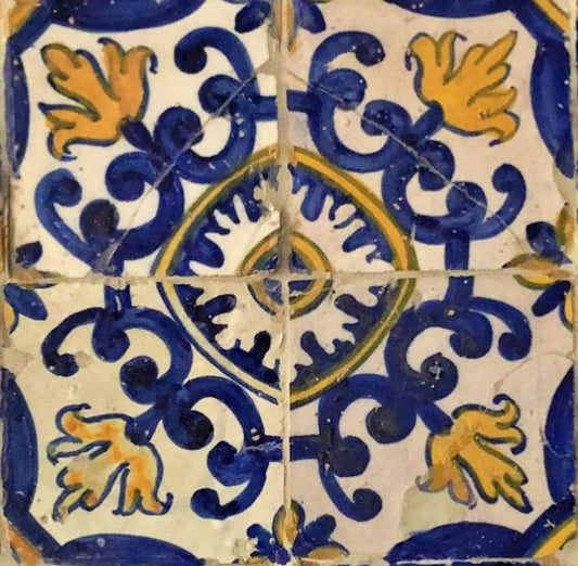 17th Century Portuguese Tiles Panel