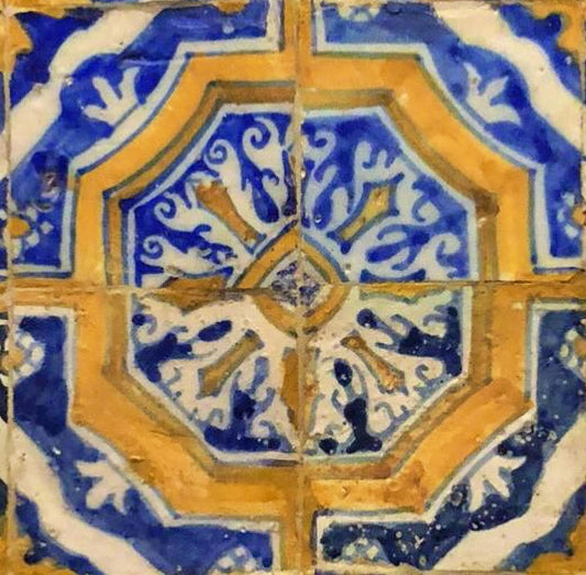 17th Century Portuguese Tiles Panel