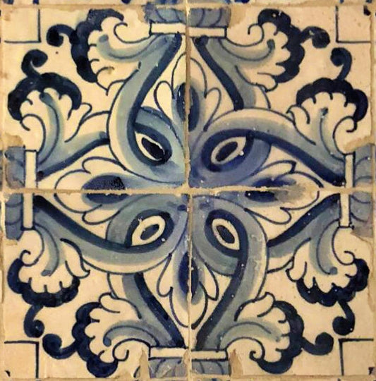 17th Century Portuguese Tiles Panel