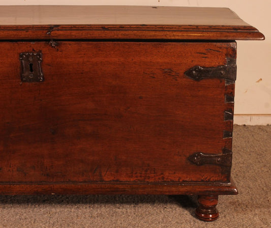 17th Century Spanish Chest in Walnut