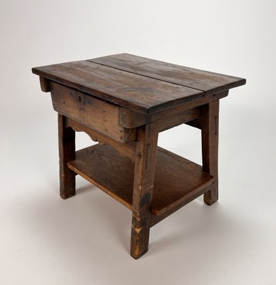 17th Century Spanish Oak Side Table, 1700s-RMX-1231745