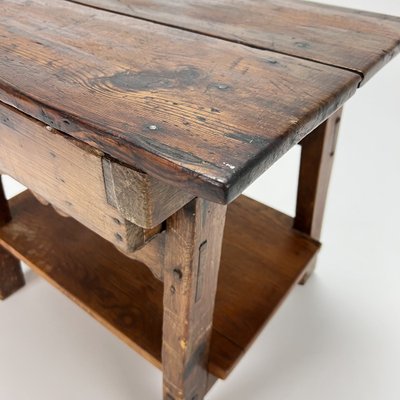 17th Century Spanish Oak Side Table, 1700s-RMX-1231745