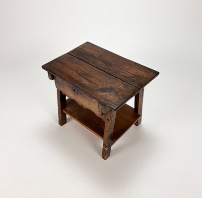 17th Century Spanish Oak Side Table, 1700s-RMX-1231745