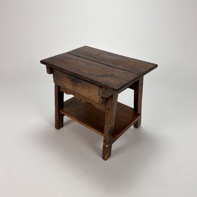 17th Century Spanish Oak Side Table, 1700s-RMX-1231745