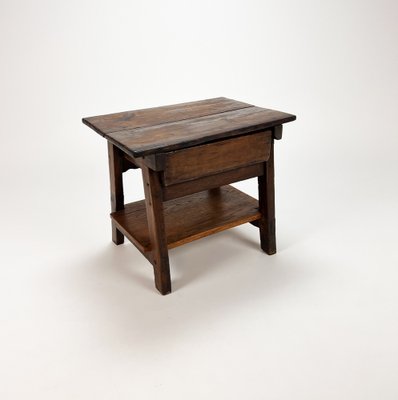 17th Century Spanish Oak Side Table, 1700s-RMX-1231745