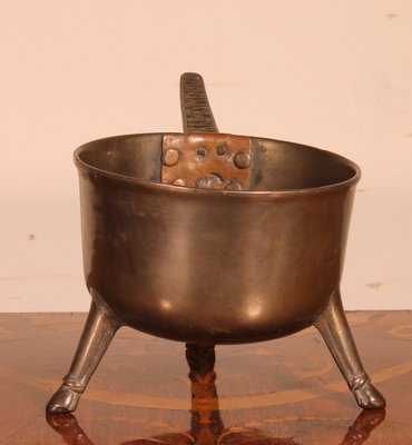 17th Century Tripod Apothecary Skillet from the Ward Rvmens Family, 1698-HPU-1373605