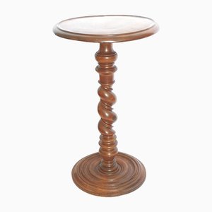 17th Century Walnut Side Table with Light Holder, France, 1660s-ADN-1720485