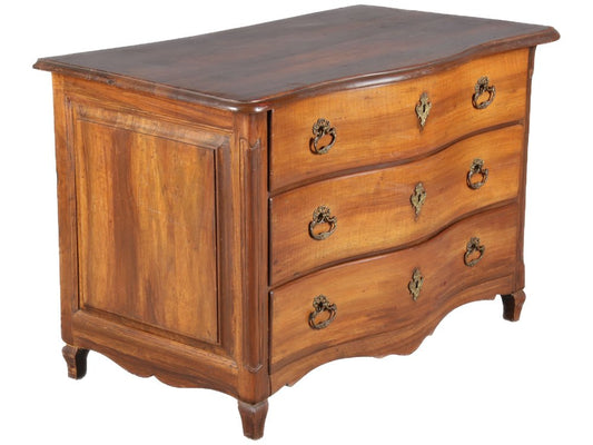 18 Century Baroque Walnut Chest of Drawers, 1750s