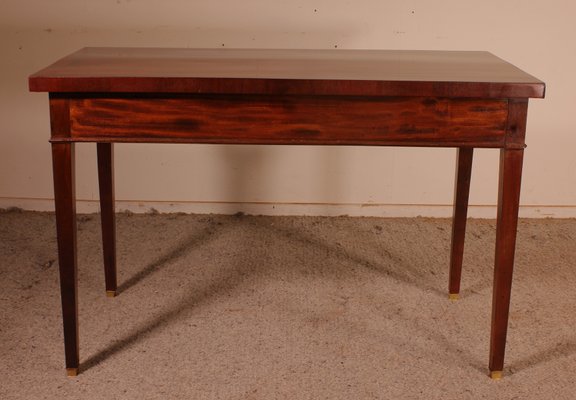 18 Century Georgian Mahogany and Marquetry Desk-HPU-1156084