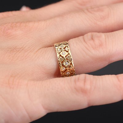 18 Karat 20th Century Yellow Gold Antique Ring-OLU-1403628