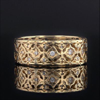 18 Karat 20th Century Yellow Gold Antique Ring-OLU-1403628