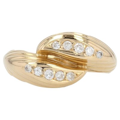 18 Karat Modern Yellow Diamonds and Gold Ring-OLU-1446779