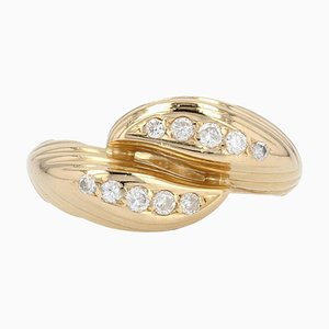 18 Karat Modern Yellow Diamonds and Gold Ring-OLU-1446779