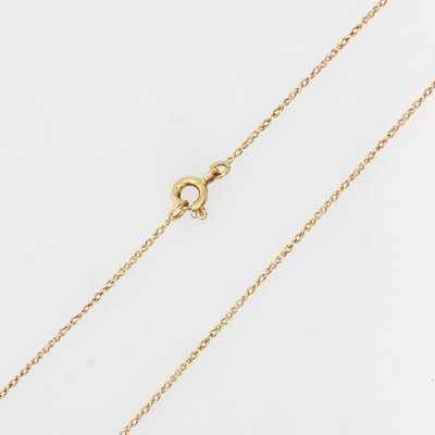 18 Karat Modern Yellow Gold Necklace-OLU-1403632