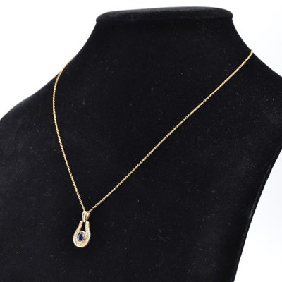 18 Karat Modern Yellow Gold Necklace-OLU-1403632