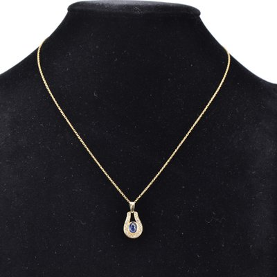 18 Karat Modern Yellow Gold Necklace-OLU-1403632