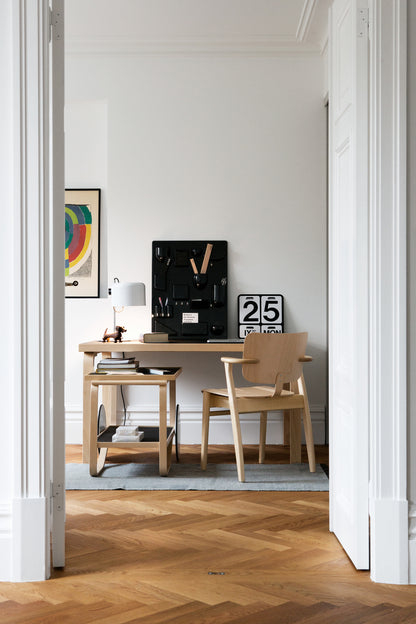 Aalto tea trolley 901, black - birch