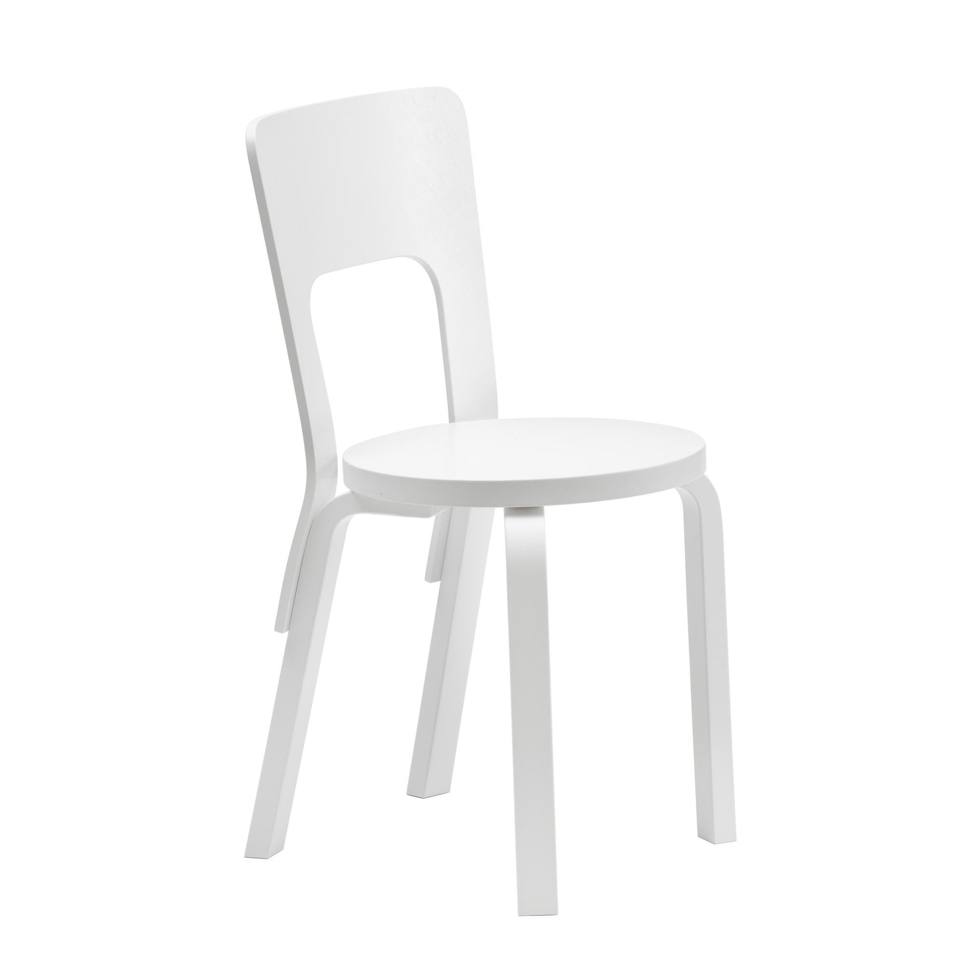 66 Dining Chair by artek #White