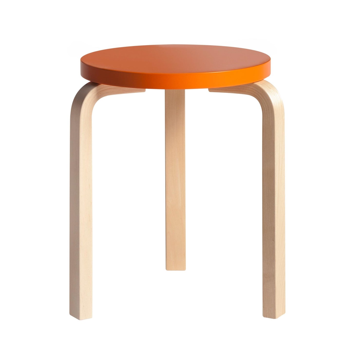 60 Stool by artek #Birch / Orange