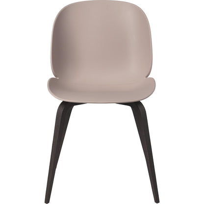 Beetle Dining Chair Wooden Base Smoked Oak Matt/Sweet Pink