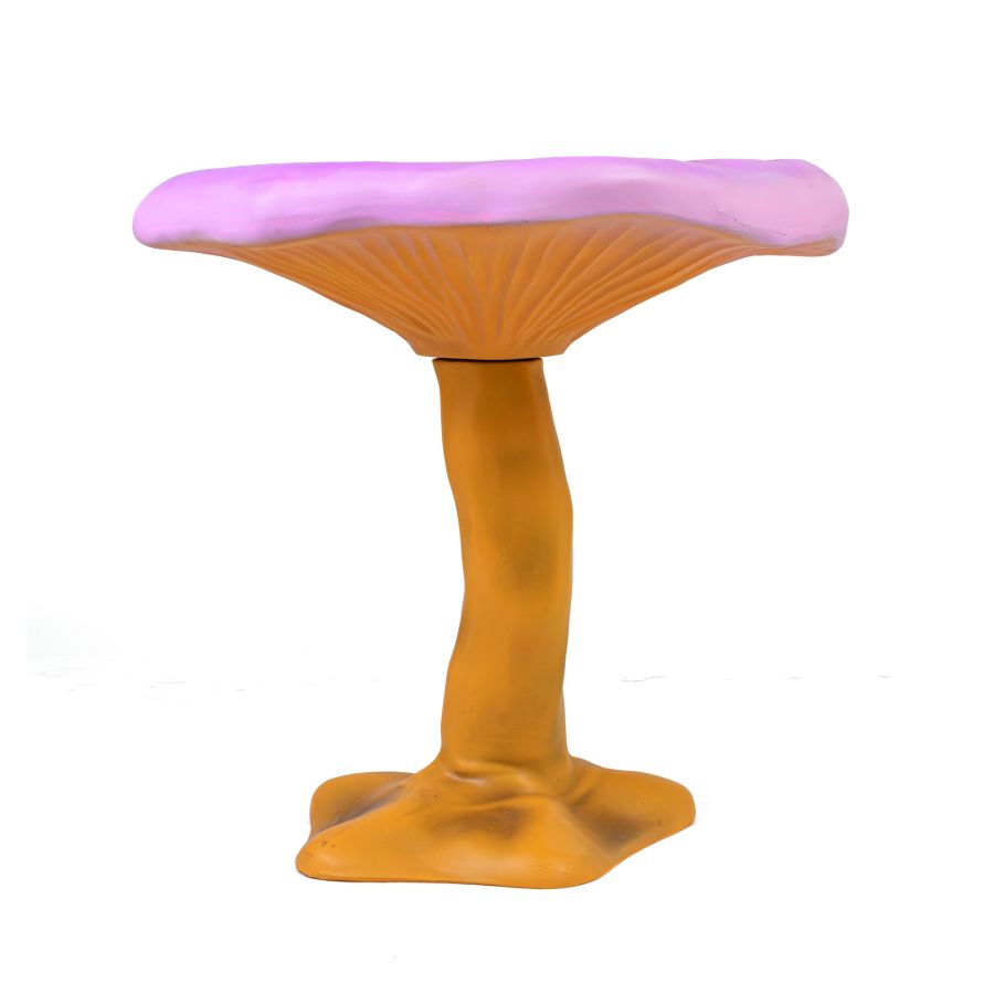 Round Fiberglass Bistro Table Amanita by Seletti #Pink