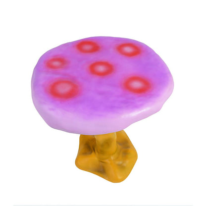 Round Fiberglass Bistro Table Amanita by Seletti #Pink