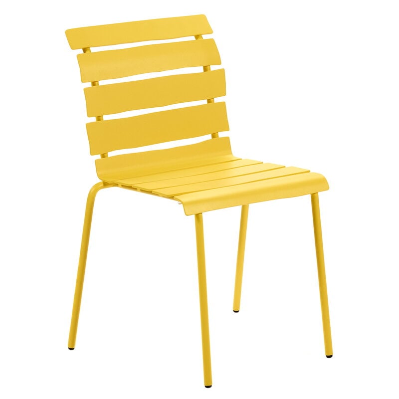 Aligned chair by valerie_objects #yellow #