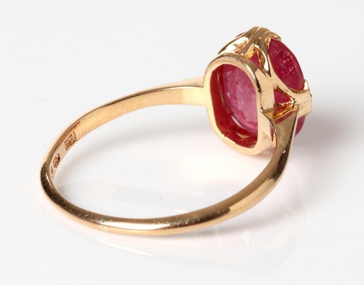 18K Glass-Filled Ruby Ring, 1966-AX-823228