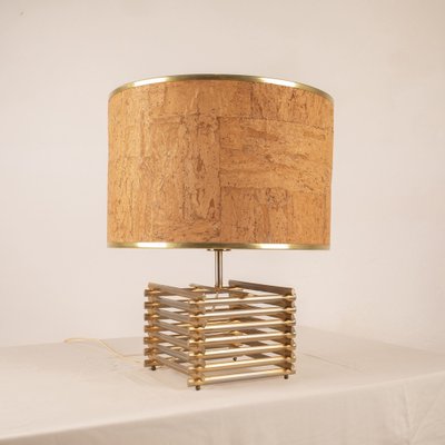 18kt Gold-Plated Table Lamp, 1970s-BAD-1709160