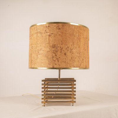 18kt Gold-Plated Table Lamp, 1970s-BAD-1709160