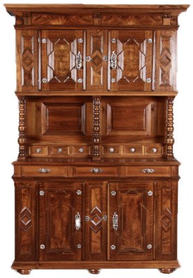 18th Century Baroque Buffet in Walnut with 4 Original Iron Locks, 1750s-DXD-1702853