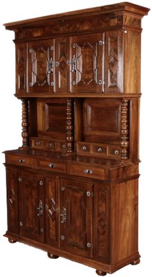 18th Century Baroque Buffet in Walnut with 4 Original Iron Locks, 1750s-DXD-1702853