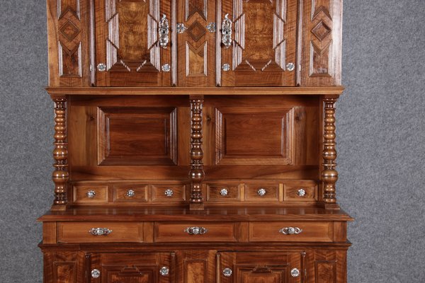 18th Century Baroque Buffet in Walnut with 4 Original Iron Locks, 1750s-DXD-1702853