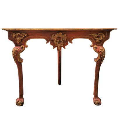 18th Century Baroque Corner Console Table-NUC-1444621