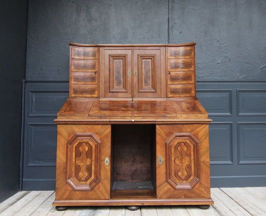 18th Century Baroque Secretary or Writing Desk in Walnut