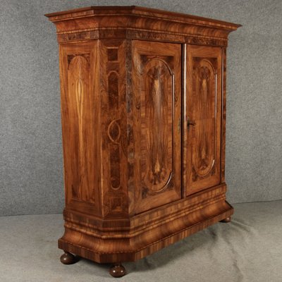 18th Century Baroque Walnut Wood Cabinet, 1740s-DXD-2033233