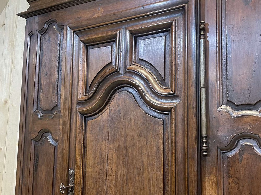 18th Century Bordeaux Wardrobe in Walnut and Cherry