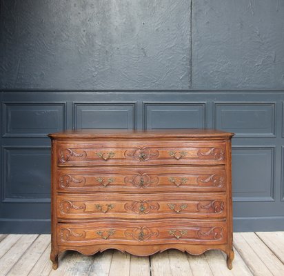 18th Century Carved Oak Baroque Chest of Drawers-TAT-2025965