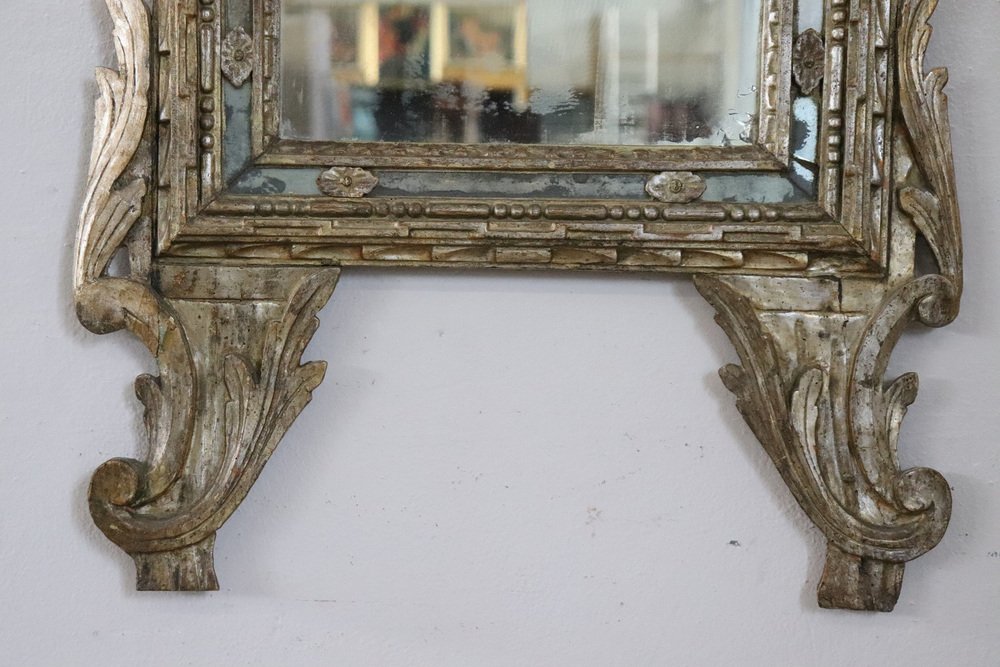 18th Century Carved Wood and Mecca Wall Mirror