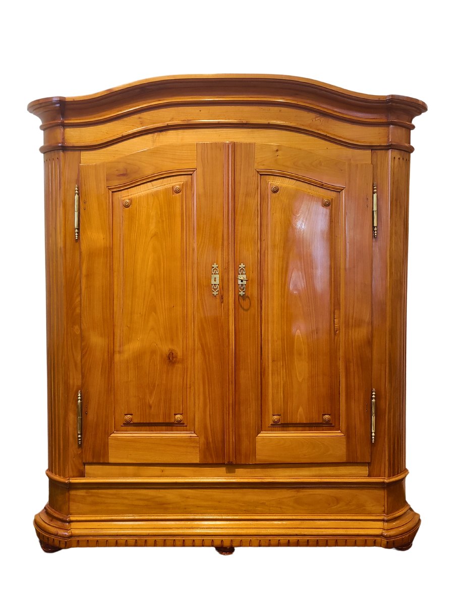 18th Century Cherrywood Baroque Wardrobe