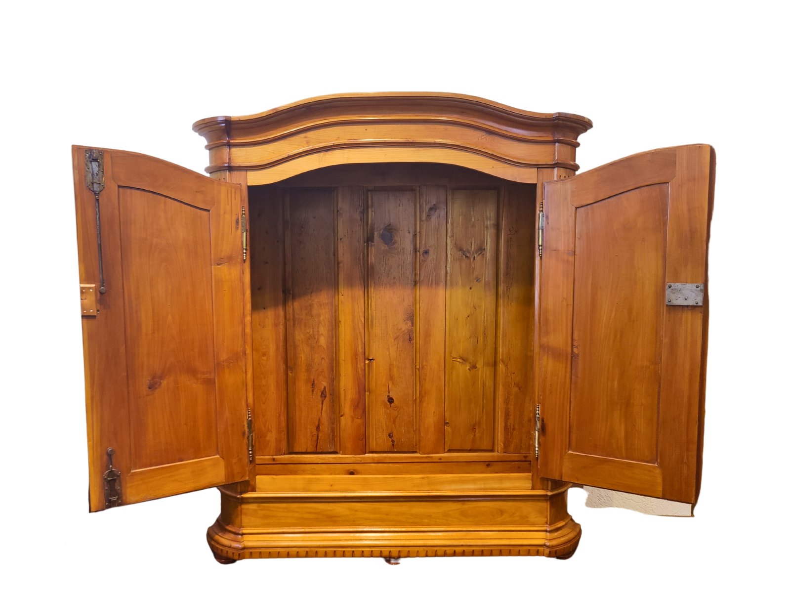 18th Century Cherrywood Baroque Wardrobe