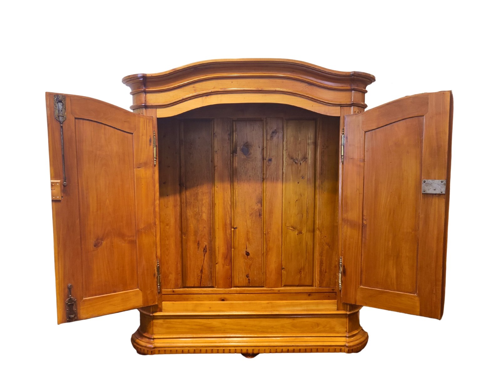 18th Century Cherrywood Baroque Wardrobe