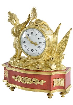 18th Century Clock with War Theme in Honor of Louis XV-UQL-985168