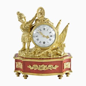 18th Century Clock with War Theme in Honor of Louis XV-UQL-985168