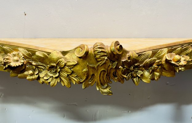 18th Century Console in Gilt Hand-Carved Wood-NUO-1356691