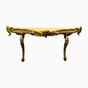 18th Century Console in Gilt Hand-Carved Wood-NUO-1356691