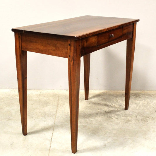 18th Century Directorate Table Desk in Walnut, Italy