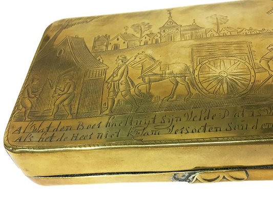 18th Century Dutch Copper Tobacco Box-UCH-1224520